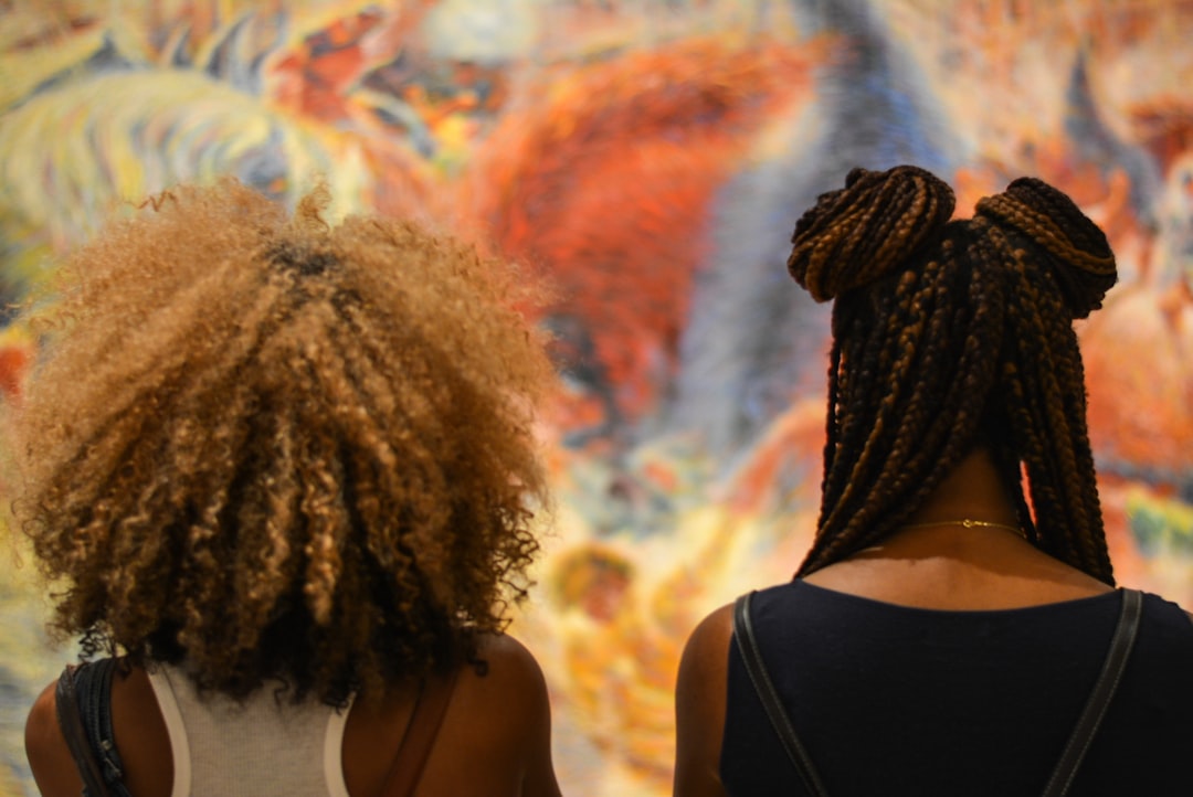 Art Admiring Art u002du002d a natural hair photo by @FlowClark - for more, visit: FlowClark.com